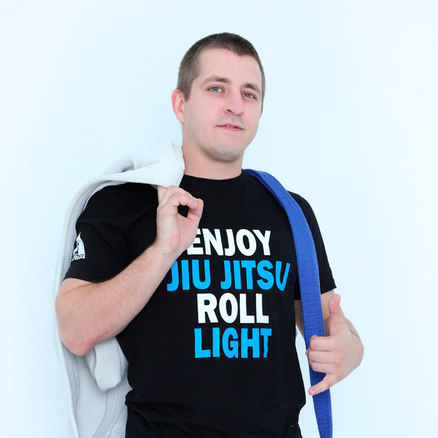 Станислав Зайцев ученик школы бразильского джиу-джитсу Roller